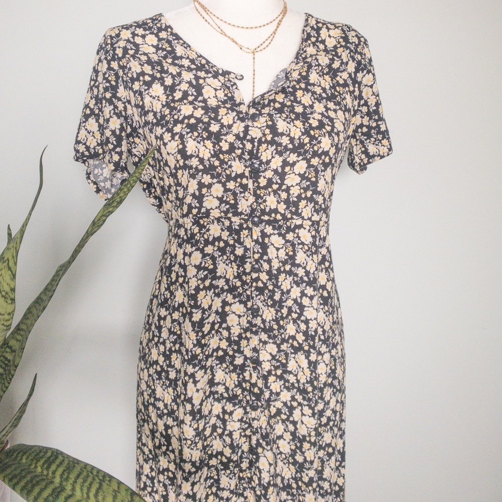 Floral Hi-Low Maxi Dress